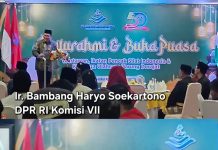 PT. DLU Bukber di Bulan Ramadhan, Cahyo Anggota Komisi E DPRD Jatim Apresiasi Jurnalis