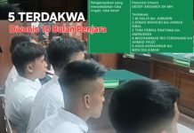 Lima Mahasiswa Hang Tuah Divonis 10 Bulan Penjara Dengan Perintah Ditahan Kasus Pengeroyokan Junior